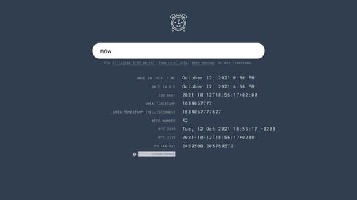 Uhrzeit Im Browser
